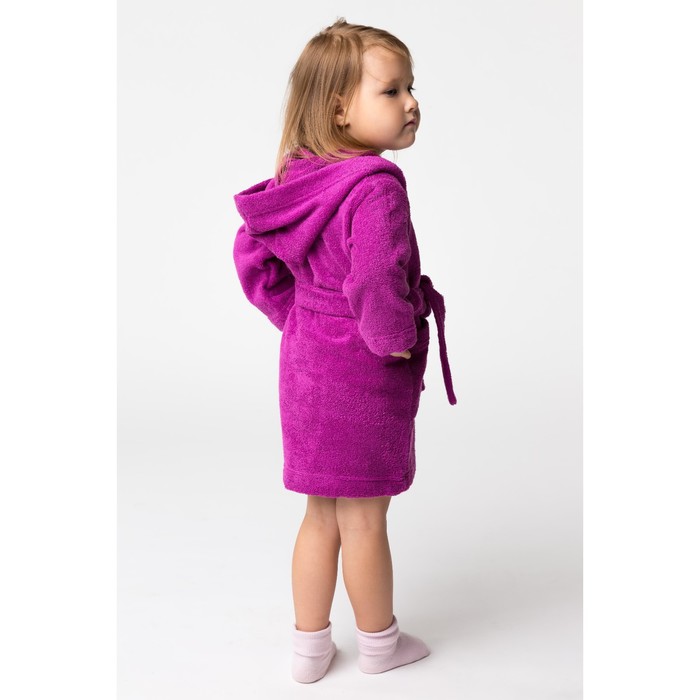 Халат махровый детский Лошадка, размер 32, цвет Розовый, 340 г/м² хл. 100% с AIRO