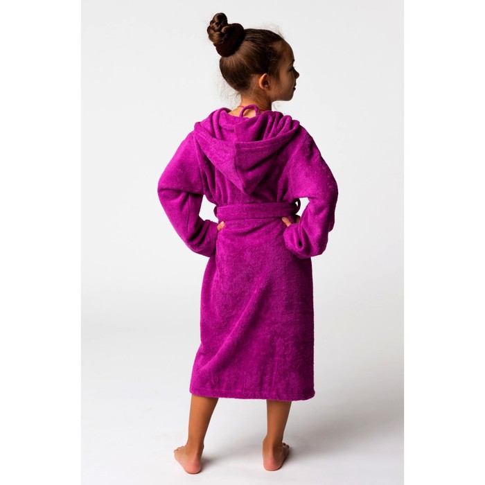 Халат махровый детский Принцесса, размер 36, цвет Розовый, 340 г/м² хл. 100% с AIRO