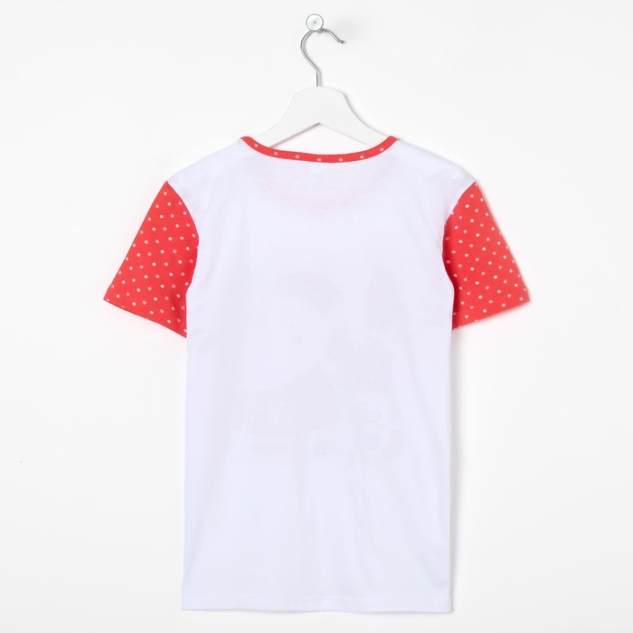 Футболка для девочки, цвет белый, рост 128-134 см (36)