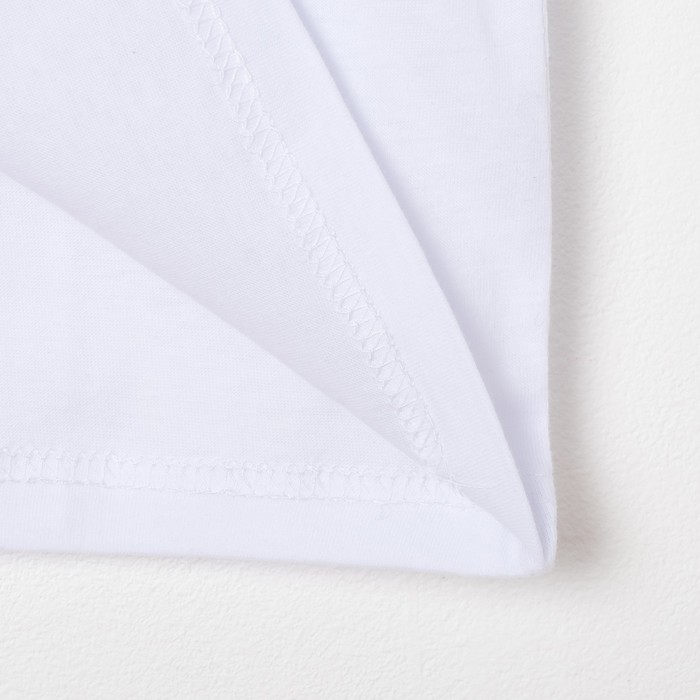 Футболка для девочки, цвет белый, рост 110-116 см (32)