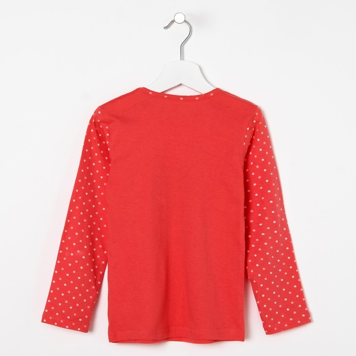 Лонгслив для девочки, цвет розовый, рост 98-104 см (28)