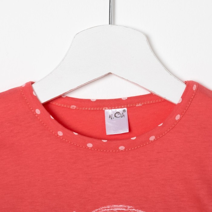 Лонгслив для девочки, цвет розовый, рост 116-122 см (34)