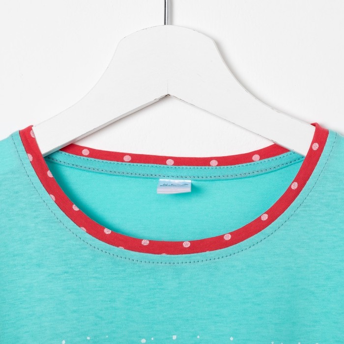 Пижама для девочки, цвет мятный, рост 104-110 см (30)