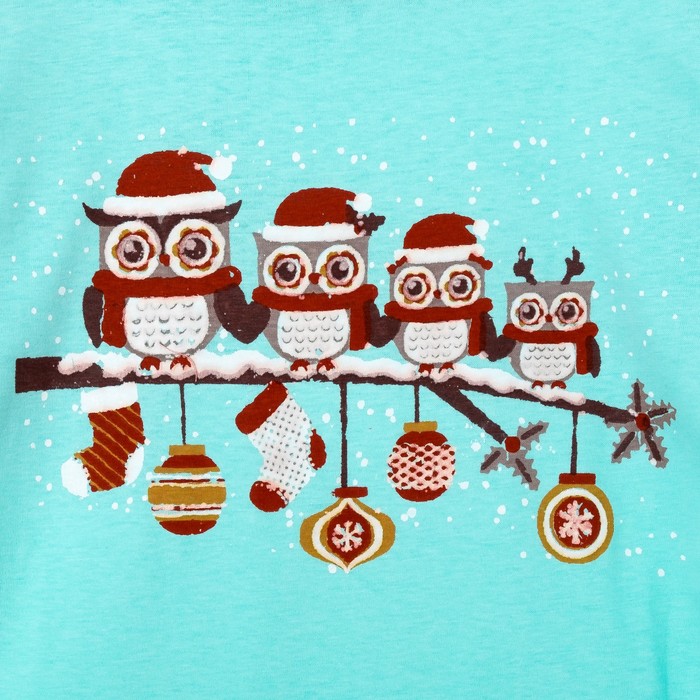 Пижама для девочки, цвет мятный, рост 128-134 см (36)