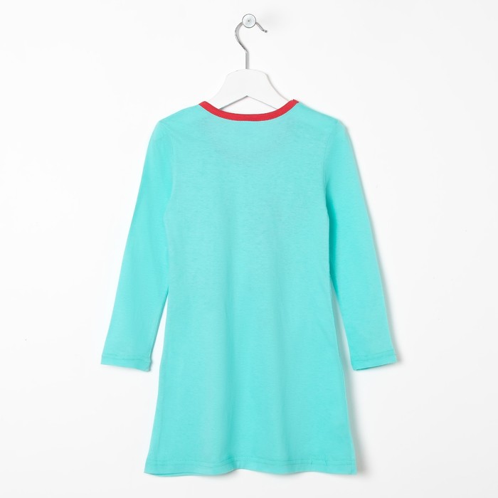 Сорочка для девочки, цвет мятный, рост 134-140 см (38)