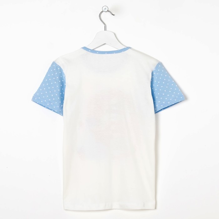 Футболка для мальчика, цвет белый, рост 134-140 см (38)