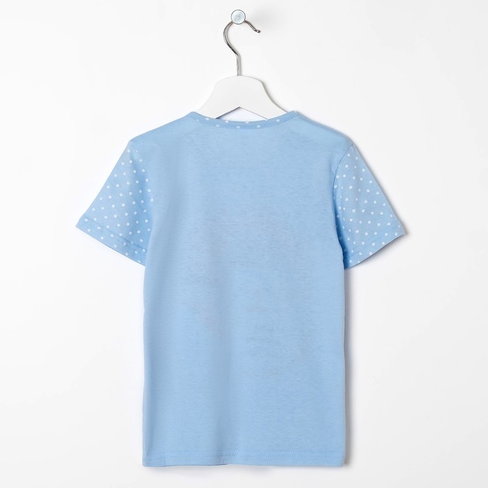 Футболка для мальчика, цвет голубой, рост 146-152 см (42)
