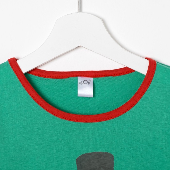 Футболка для мальчика, цвет бирюзовый, рост 134-140 см (38)