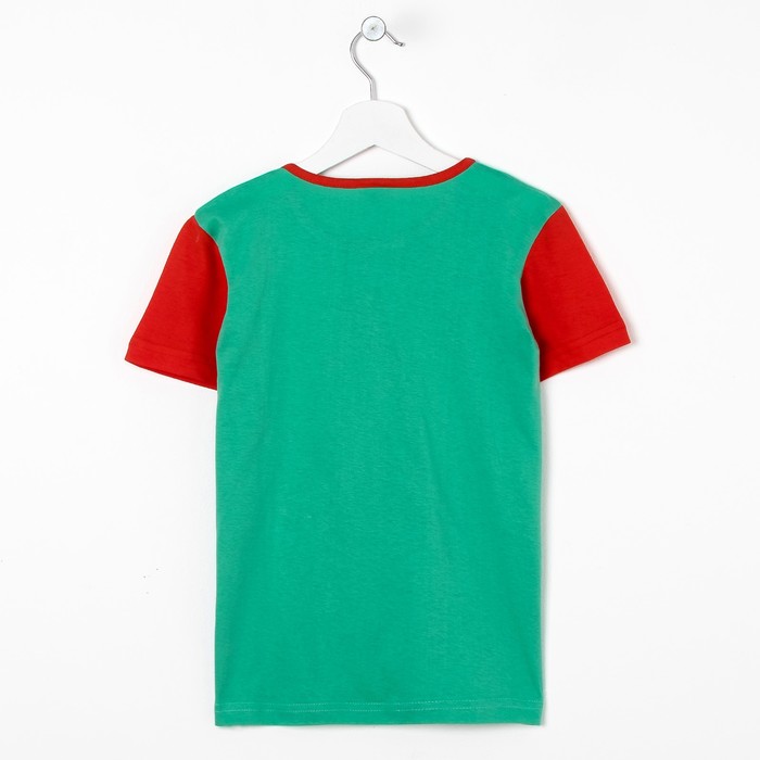 Футболка для мальчика, цвет бирюзовый, рост 140-146 см (40)