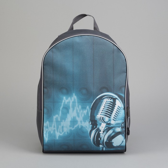 Рюкзак молод "СИТИ-2", 27*15*40, отдел на молнии, микрофон