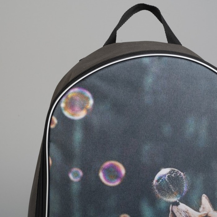 Рюкзак молод "СИТИ-2", 27*15*40, отдел на молнии, лис с шариками