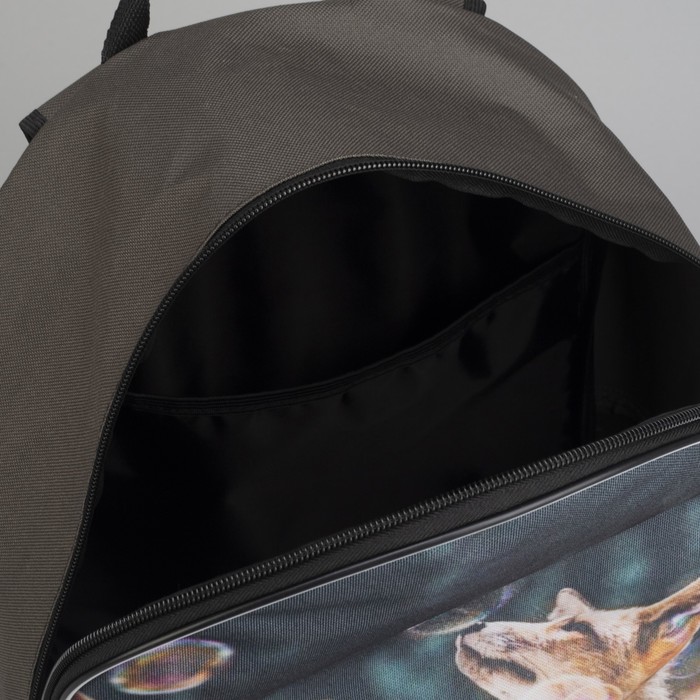 Рюкзак молод "СИТИ-2", 27*15*40, отдел на молнии, лис с шариками