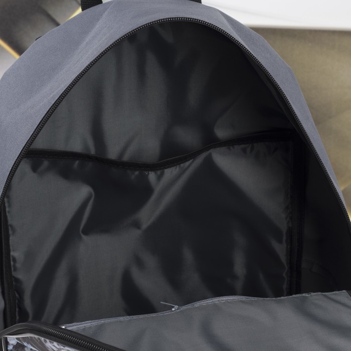 Рюкзак молод "СИТИ-1", 27*14*38, отдел на молнии, лис в сирени