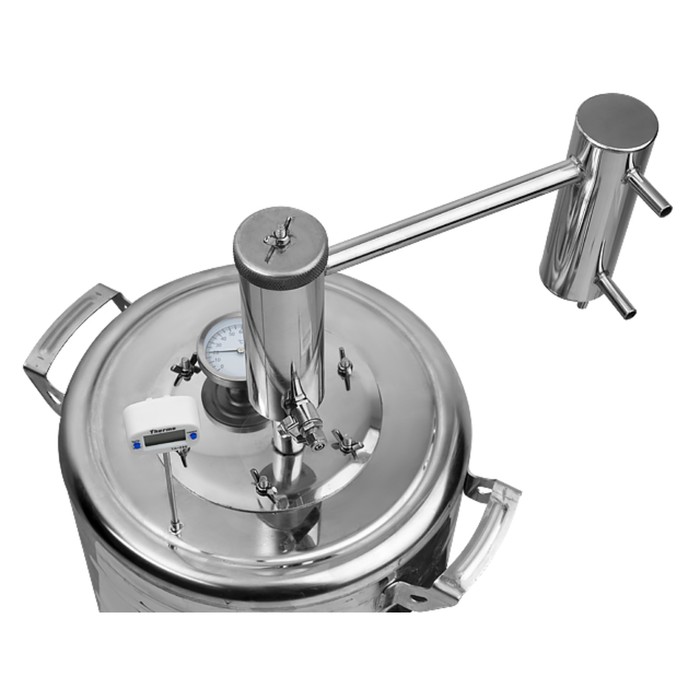 Самогонный аппарат "Эконом" 10 л, с разборным сухопарником + ТЭН