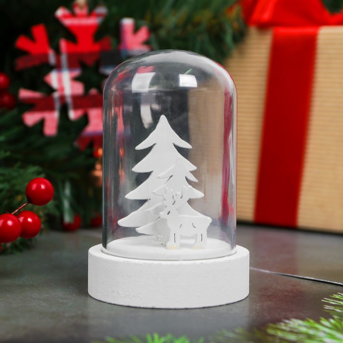 Новогодний сувенир с подсветкой "Лесной олень"