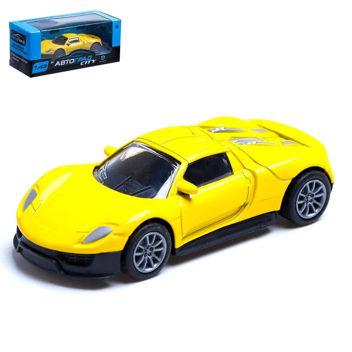 Машина металлическая "Туризмо", инерционная, масштаб 1:43, МИКС