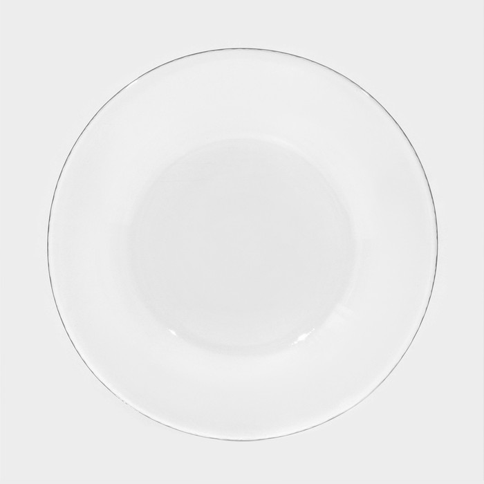 Тарелка стеклянная Invitation, d=19,5 см, цвет прозрачный фотографии