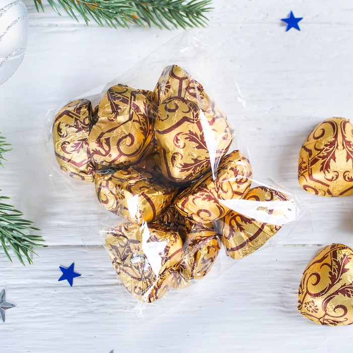 Набор шоколданых конфет в коробке-конфете "Чудес в Новом году"