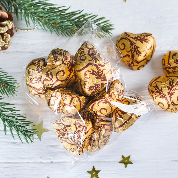 Набор шоколданых конфет в коробке-конфете "Пусть все сбудется"