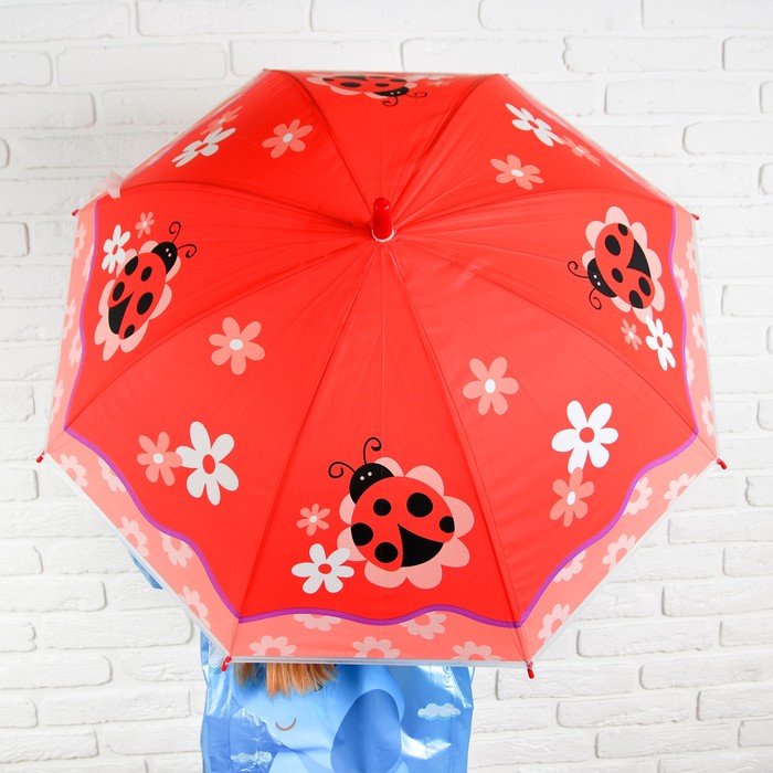 Зонт детский "Божьи коровки", МИКС