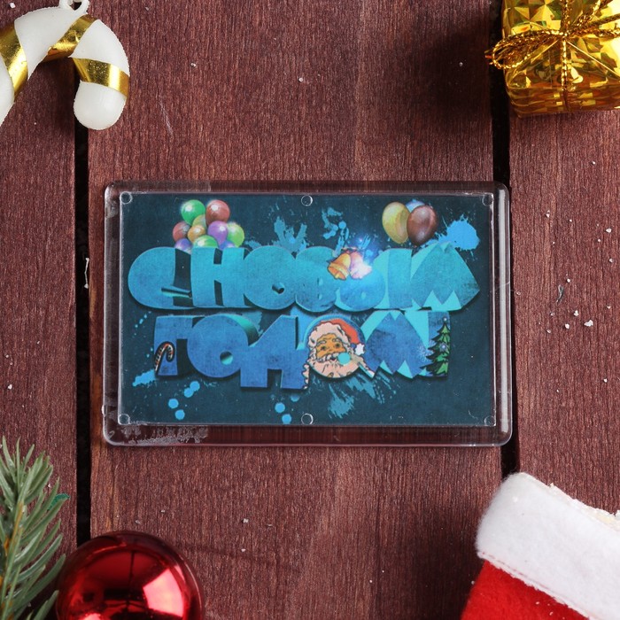 Магнит акриловый "С Новым годом! Праздничный лес" (набор 4 шт)