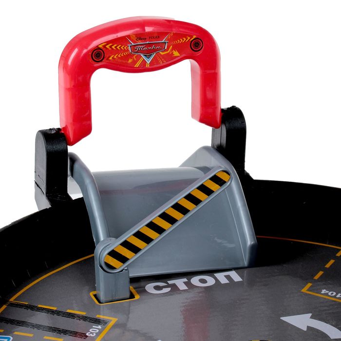 УЦЕНКА Игровой набор в чемоданчике "Паркинг"+ БОНУС игровой элемент 3D, Тачки