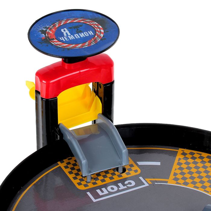 УЦЕНКА Игровой набор в чемоданчике "Паркинг"+ БОНУС игровой элемент 3D, Тачки