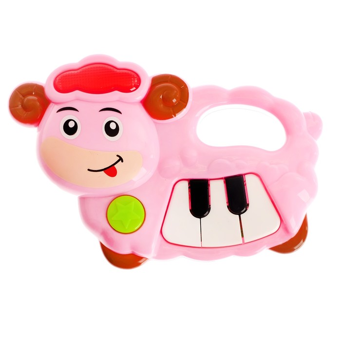 Музыкальная игрушка-пианино «Зверюшка», звуковые эффекты, МИКС