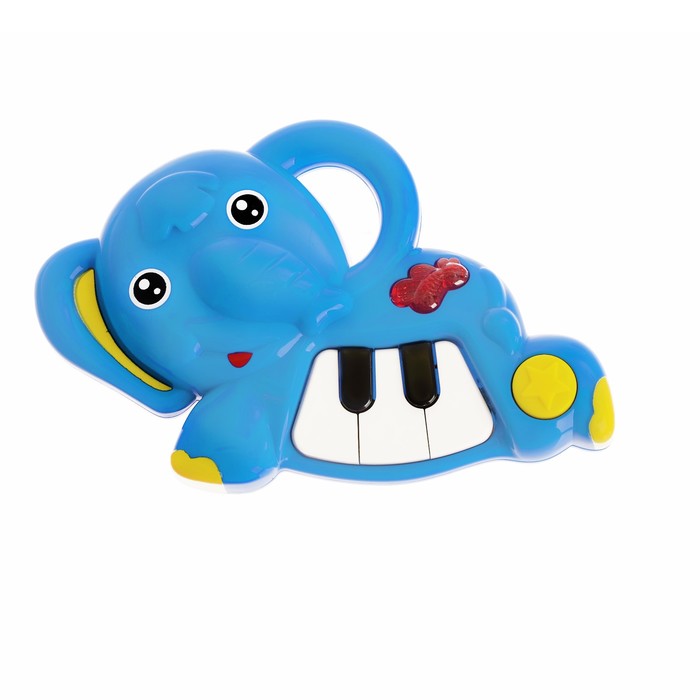 Музыкальная игрушка-пианино «Зверюшка», звуковые эффекты, МИКС