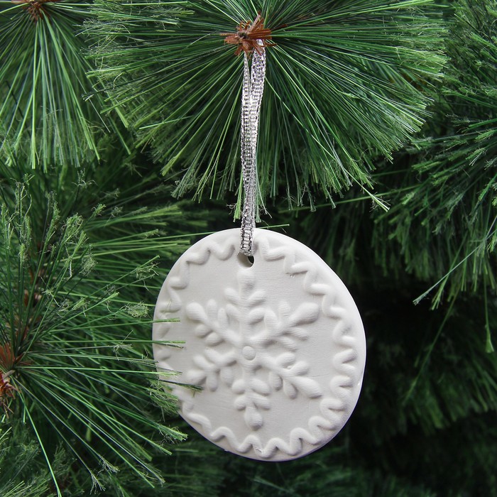 Набор новогодних подвесок под раскраску 3 шт "Прелесть" с подвесом