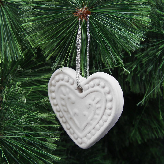 Набор новогодних подвесок под раскраску 3 шт "Прелесть" с подвесом