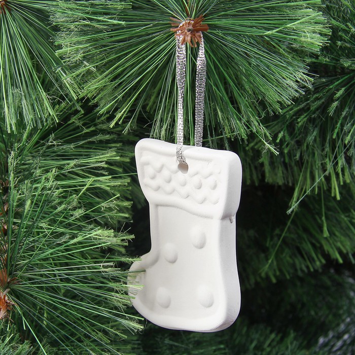 Набор новогодних подвесок под раскраску 3 шт "Восторг" с подвесом