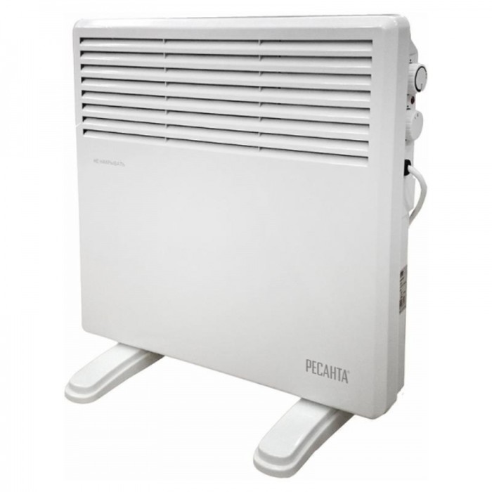 Конвекторный обогреватель "Ресанта" ОК-1500СН, 750/1500 Вт, механ. регулировка, белый