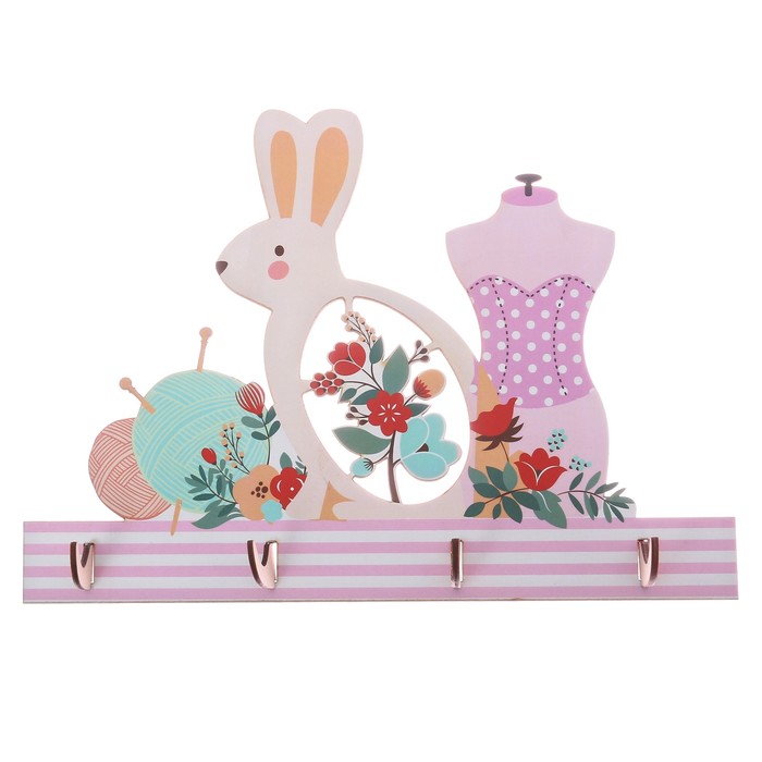 Органайзер для рукоделия " Органайзер на стену зайка"