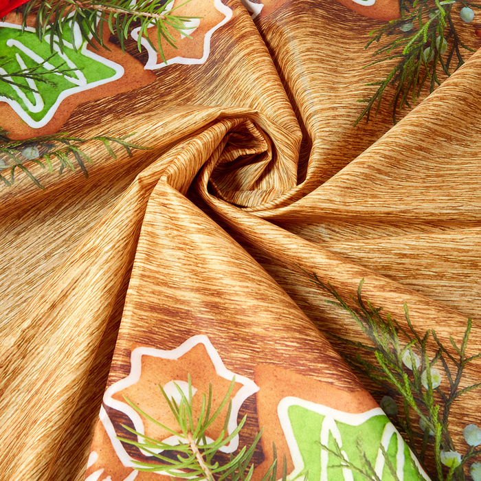 Скатерть с пропиткой "Новогодние сладости", 140х220 см, оксфорд,240 г/м2100% полиэстер