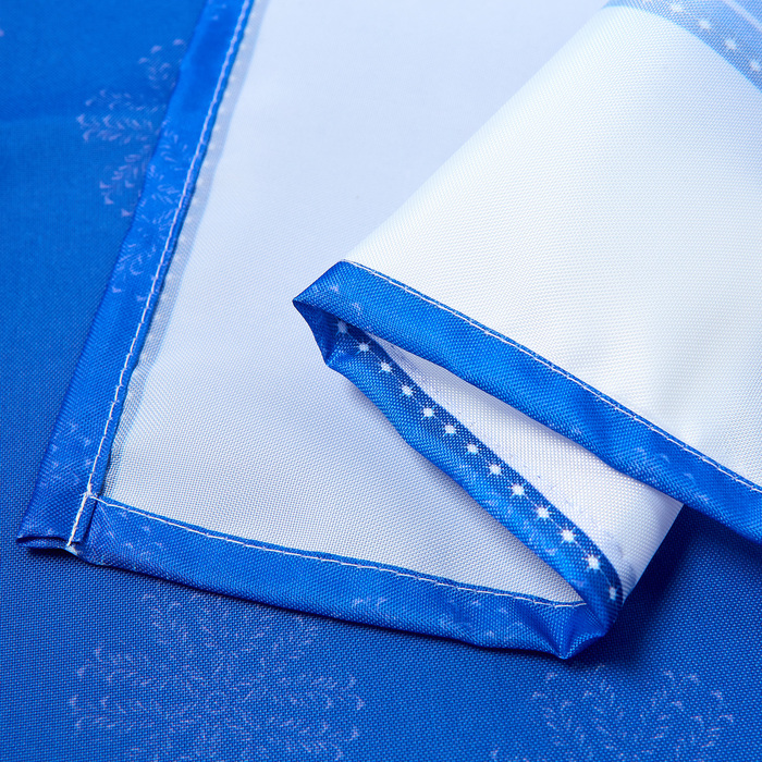 Скатерть с пропиткой "Синие ёлочки", 140х220 см, оксфорд,240 г/м2100% полиэстер