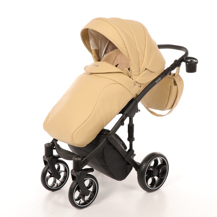 Коляска 3 в 1 Mod, 100% эко-кожа, бежевый