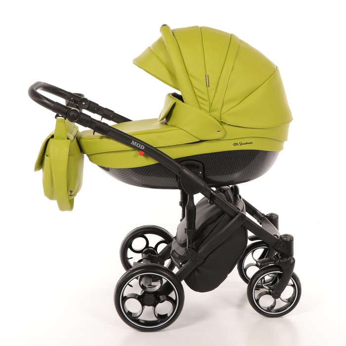 Коляска 3 в 1 Mod, 100% эко-кожа, фисташковый