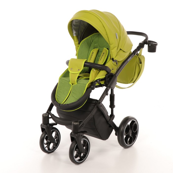 Коляска 3 в 1 Mod, 100% эко-кожа, фисташковый