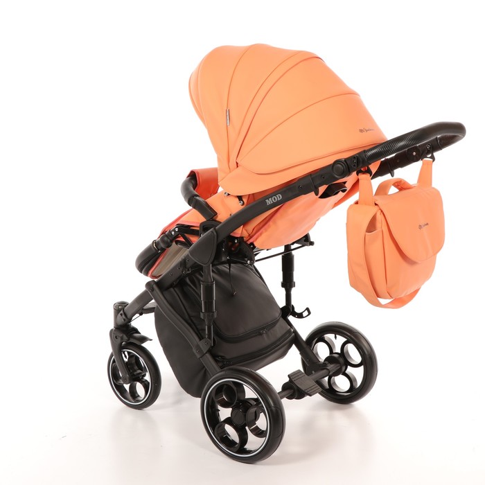 Коляска 3 в 1 Mod, 100% эко-кожа, персиковый