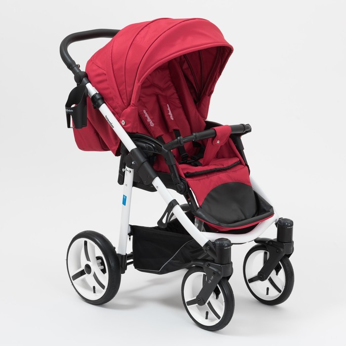 Коляска прогулочная Traveler, малиновый