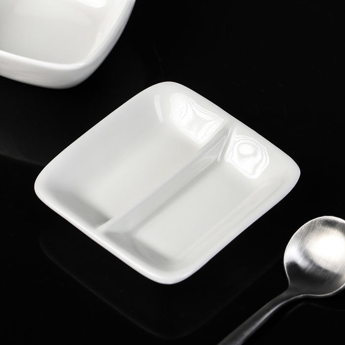 Соусник "Квадро", 2 ячейки