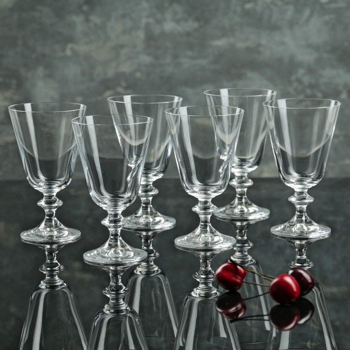 Набор бокалов для вина 230 мл "Белла", 6 шт