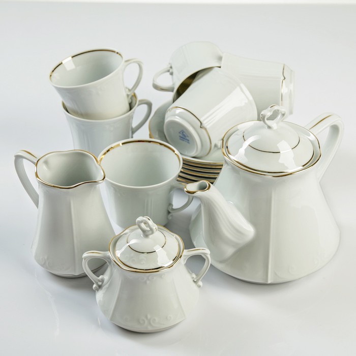 Сервиз кофейный "Камелия", 15 предметов