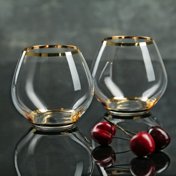 Набор стаканов для виски 440 мл "Аморосо", 2 шт