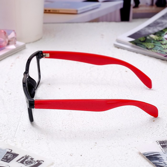 Очки корригирующие 6619 красно-черные +1,5