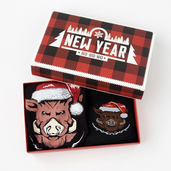 Подарочный набор "Brutal" трусы мужские р-р 50, носки р-р 41-44