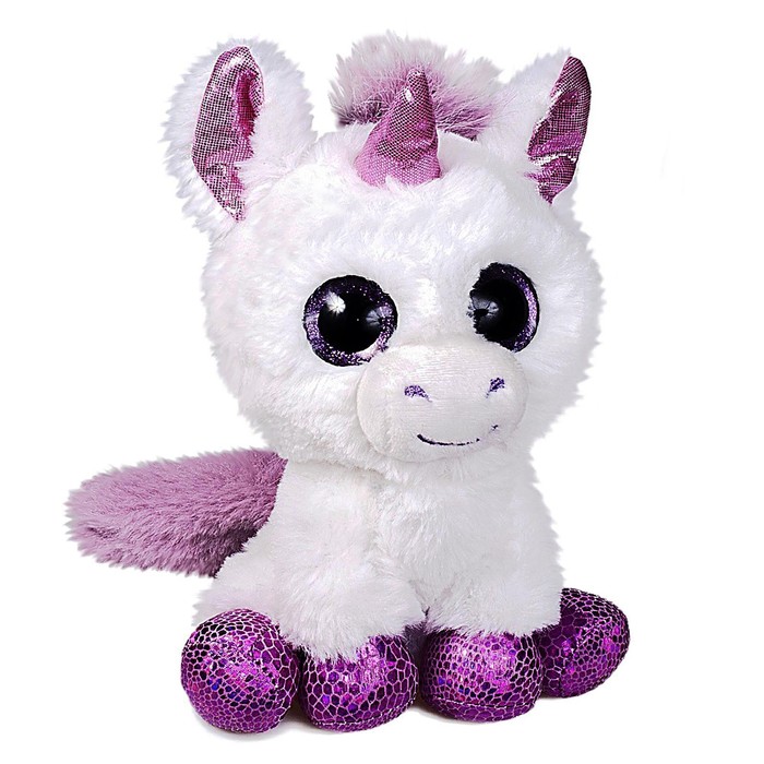 Мягкая игрушка «Глазастик единорог», 15 см