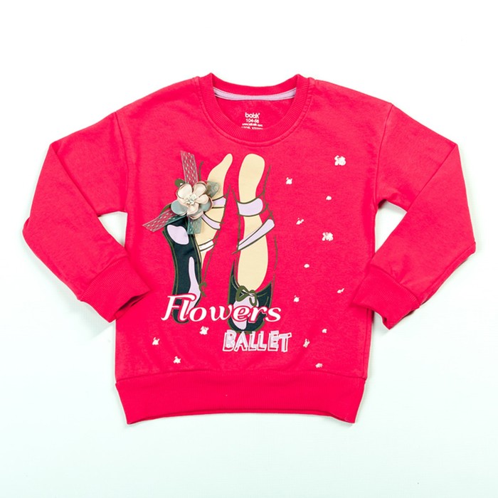 Толстовка для девочки, рост 104 см, цвет розовый