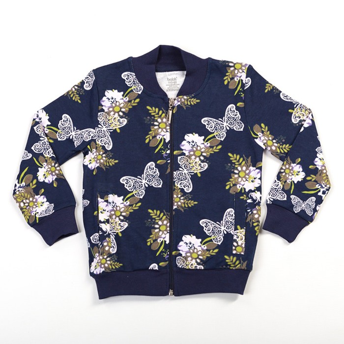 Толстовка для девочки, рост 104 см, цвет синий